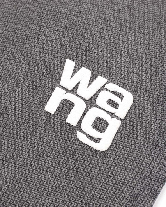 alexanderwang.t logo 印花 t 恤