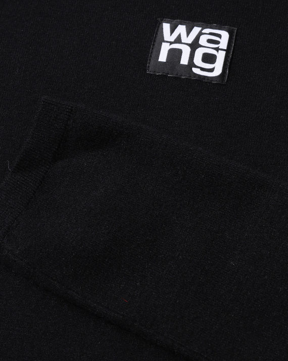 alexanderwang.t logo 缝饰高领上衣