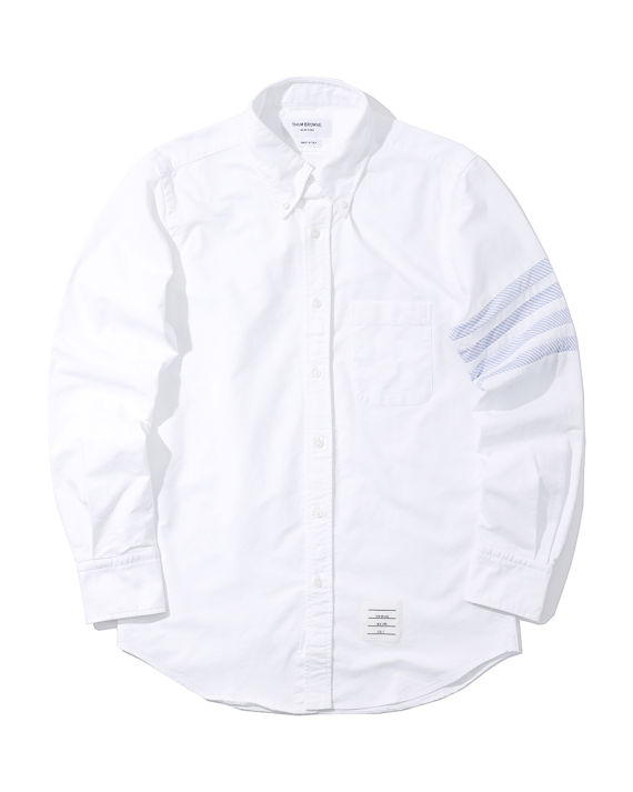thom browne 条纹标志缝饰衬衫