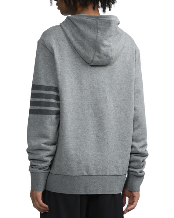 thom browne 条纹印花连帽拉链卫衣