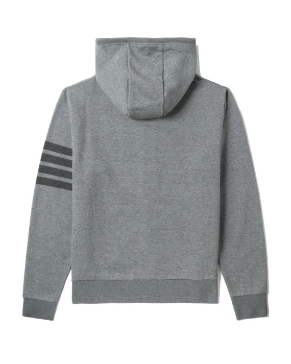 thom browne 条纹印花连帽拉链卫衣