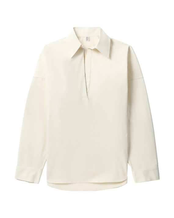 totême 半开襟衬衫