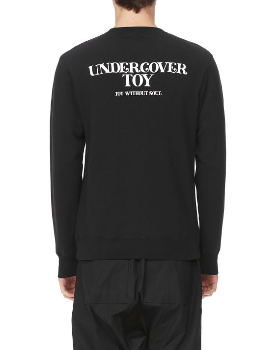 undercover 玩偶印花圆领卫衣