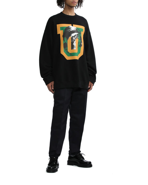 undercover 字母印花卫衣