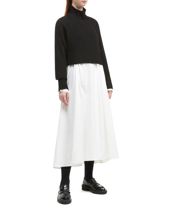 UNGRID 连衣裙配露背针织上衣套装