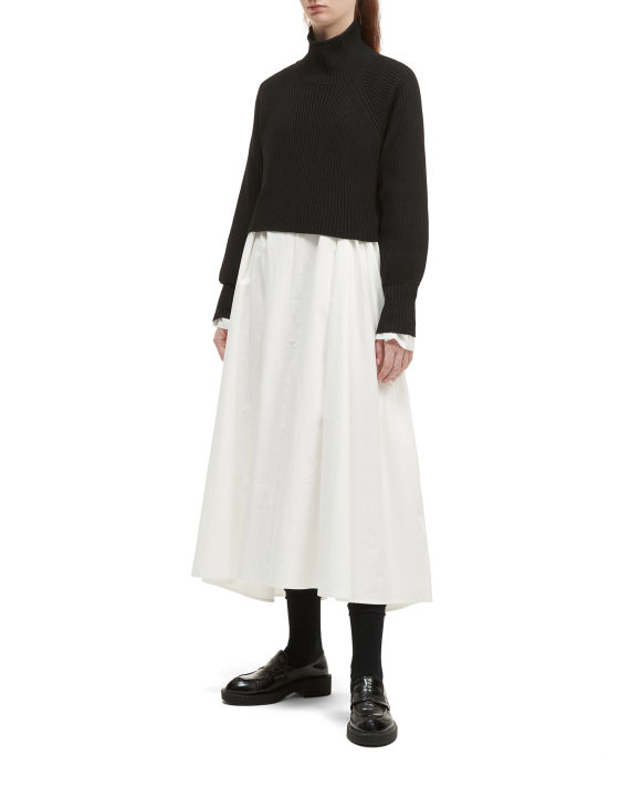 UNGRID 连衣裙配露背针织上衣套装