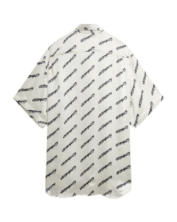 vetements 满幅 logo 印花衬衫