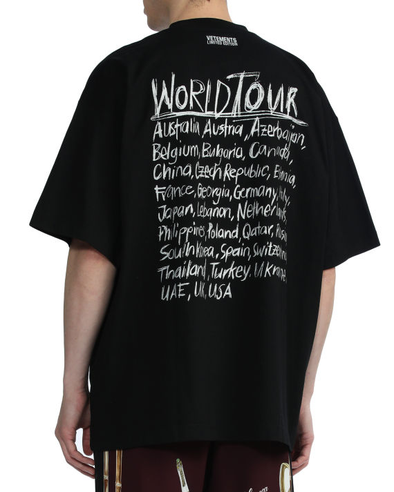 vetements 饰涂鸦标语 t 恤