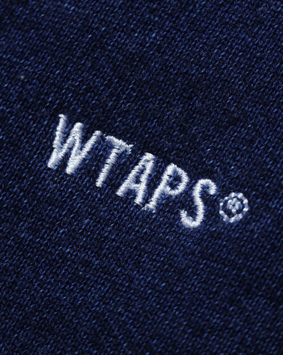 wtaps logo 装饰连帽卫衣