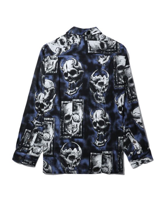 wacko maria 饰口袋骷髅头印花衬衫