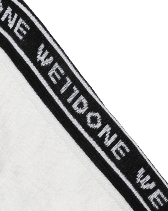 We11Done Logo 嵌花边饰针织衫