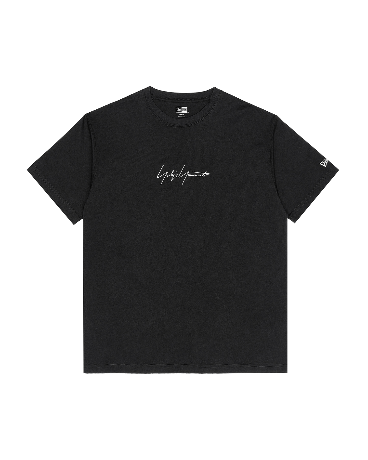 YOHJI YAMAMOTO HOMME New Era 联乘系列logo 刺绣T 恤