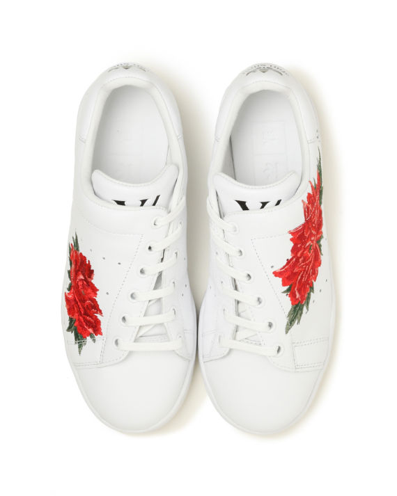 adidas 联乘系列 stan smith 花朵刺绣运动鞋