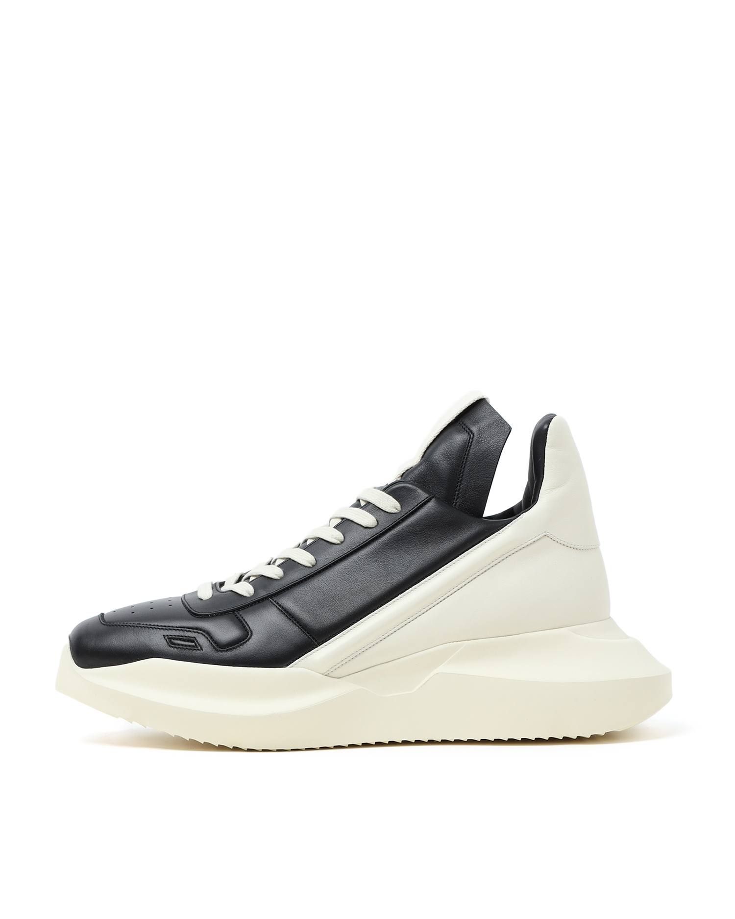 Rick Owens Geth Runner 拼色厚底运动鞋