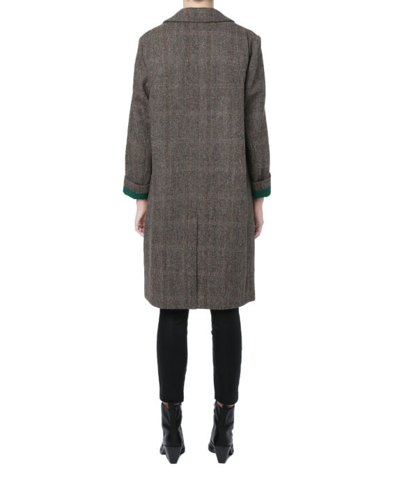 Zadig & Voltaire Macy 格纹饰口袋大衣